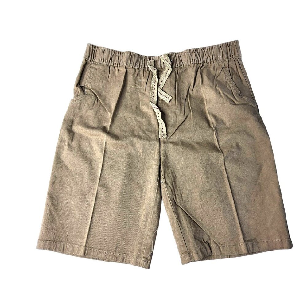 New Galaxy Mens Stretch Waist Chino Style Shorts Size XL
